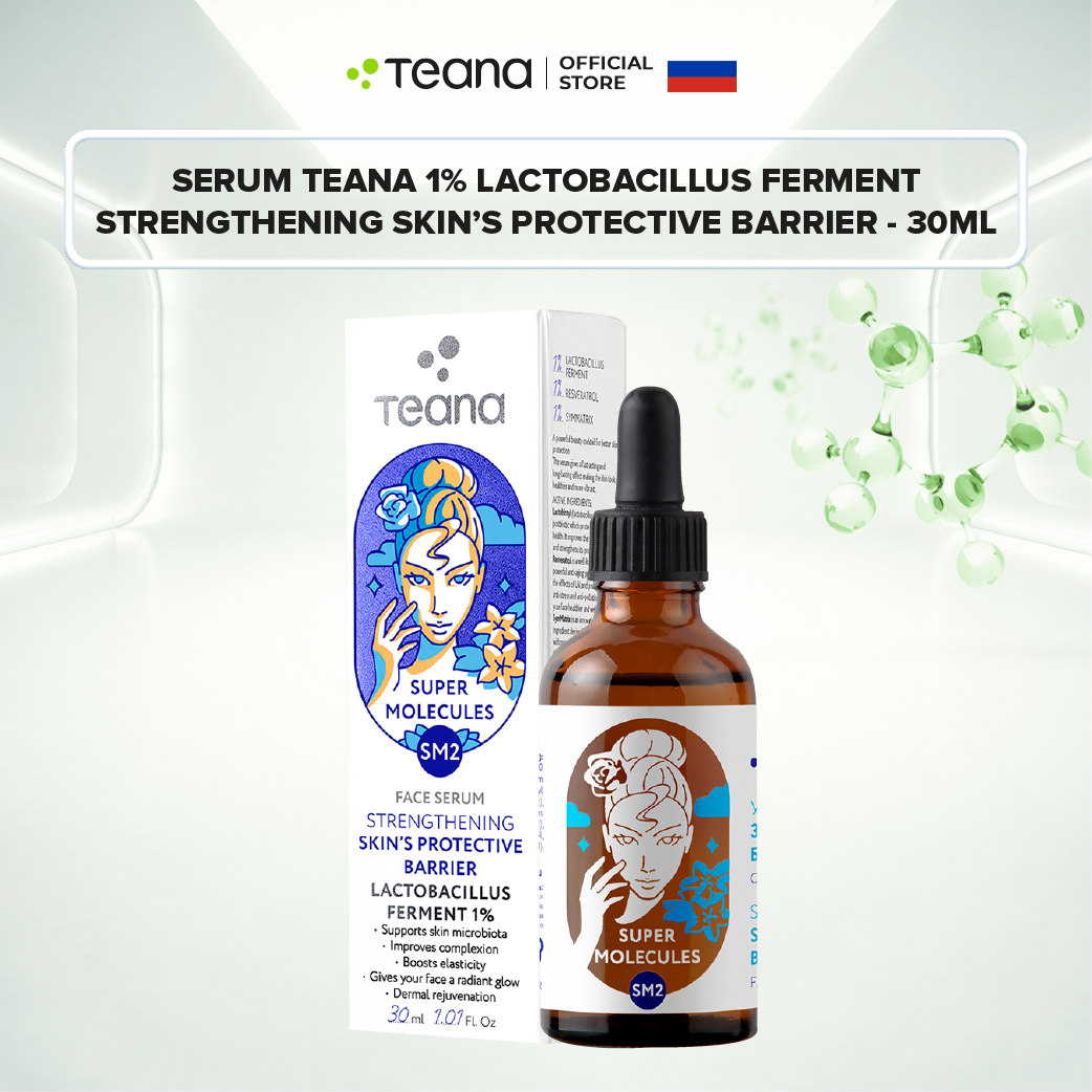 Serum Teana 1% Lactobacillus Ferment SM2 Super Molecules Strengthening Skin’s Protective Barrier chống lão hóa