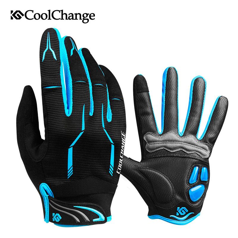 CoolChange Găng Tay Phượt Chống Gió Thể Thao Cảm Ứng Màn Hình Xe Đạp Full Ngón Tay Đua Đi Xe Thể Thao GEL Xe Đạp MTB Người Phụ Nữ Găng Tay