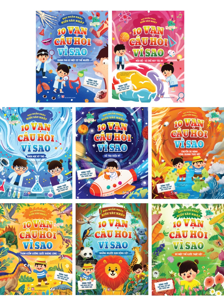 Combo 10 Vạn Câu Hỏi Vì Sao  _LL
