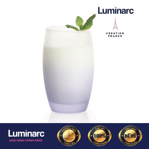 Bộ 2 Ly Thuỷ Tinh Cao Luminarc Salto Frost Purple 350ml - LUSAQ3172