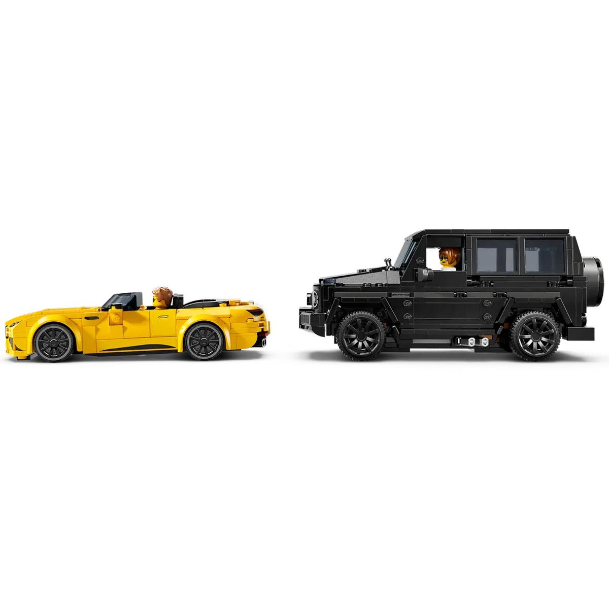 Đồ Chơi Lắp Ráp Siêu Xe Mercedes AMG GT Roadster 2024 &amp; AMG G63 - Lego Speed Champions 76924 (808 Mảnh Ghép)