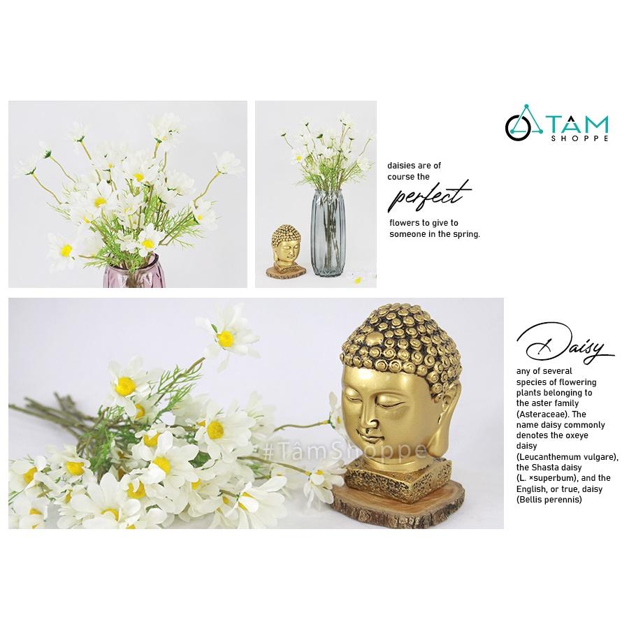Cành hoa cúc la mã giả 5 bông CHG-136