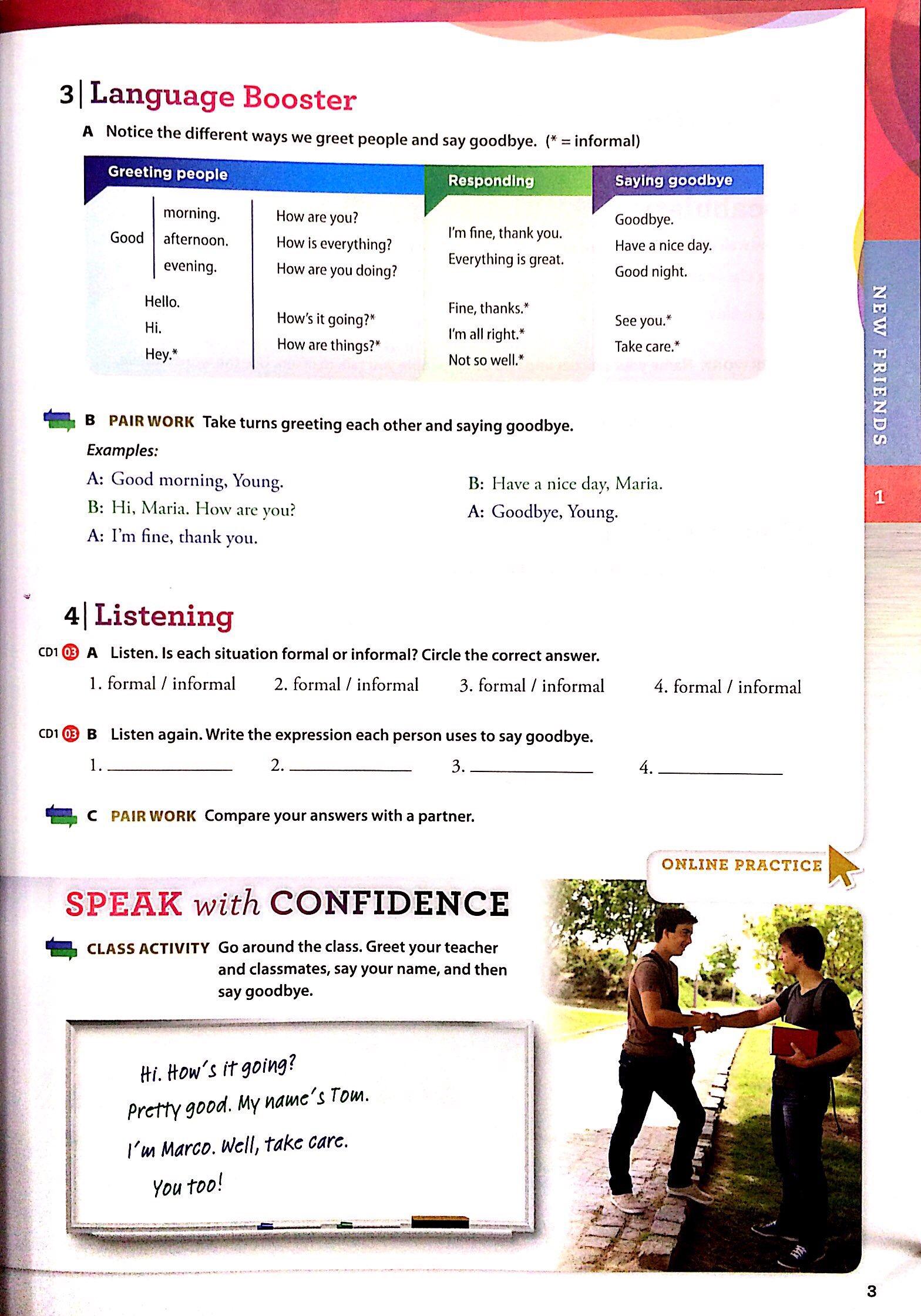 Hình ảnh Speak Now 1 Student Book with Online Practice