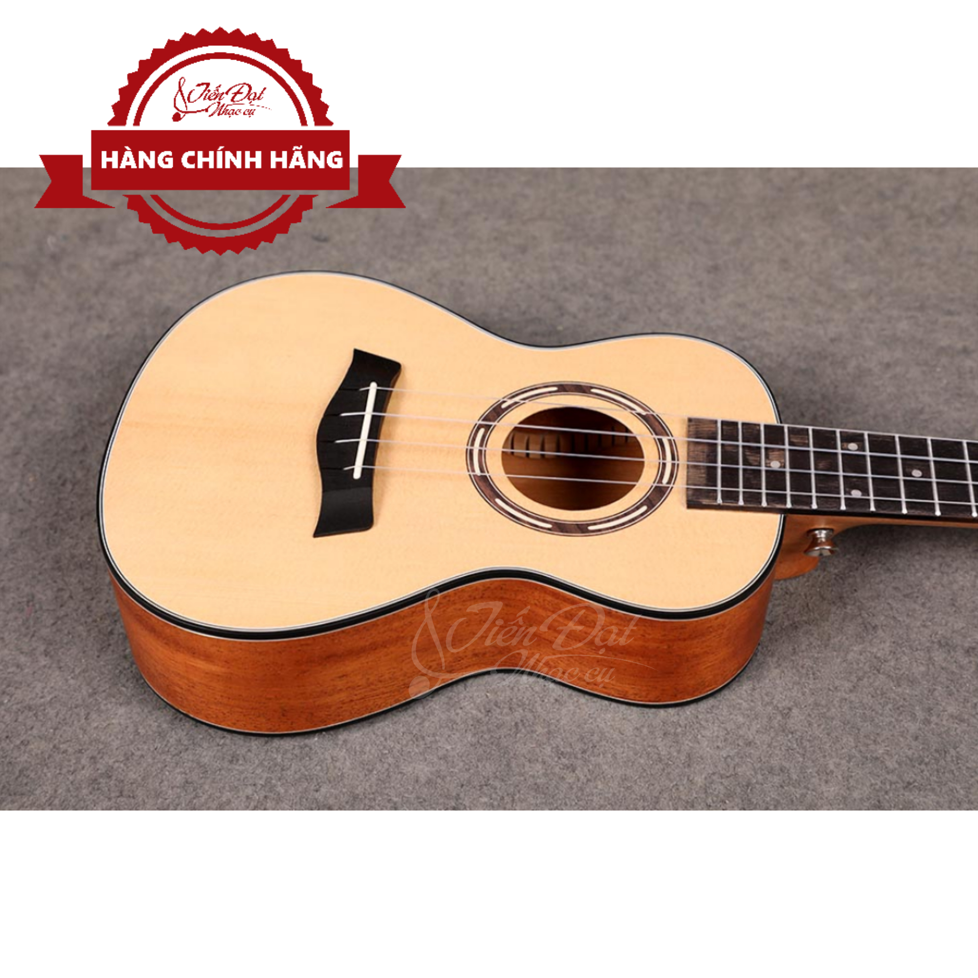 Đàn Ukulele Concert Chard WD-24THX-YS ,Gỗ vân sam, Kiểu dáng trẻ trung, Họa tiết đẹp - Hàng Chính Hãng