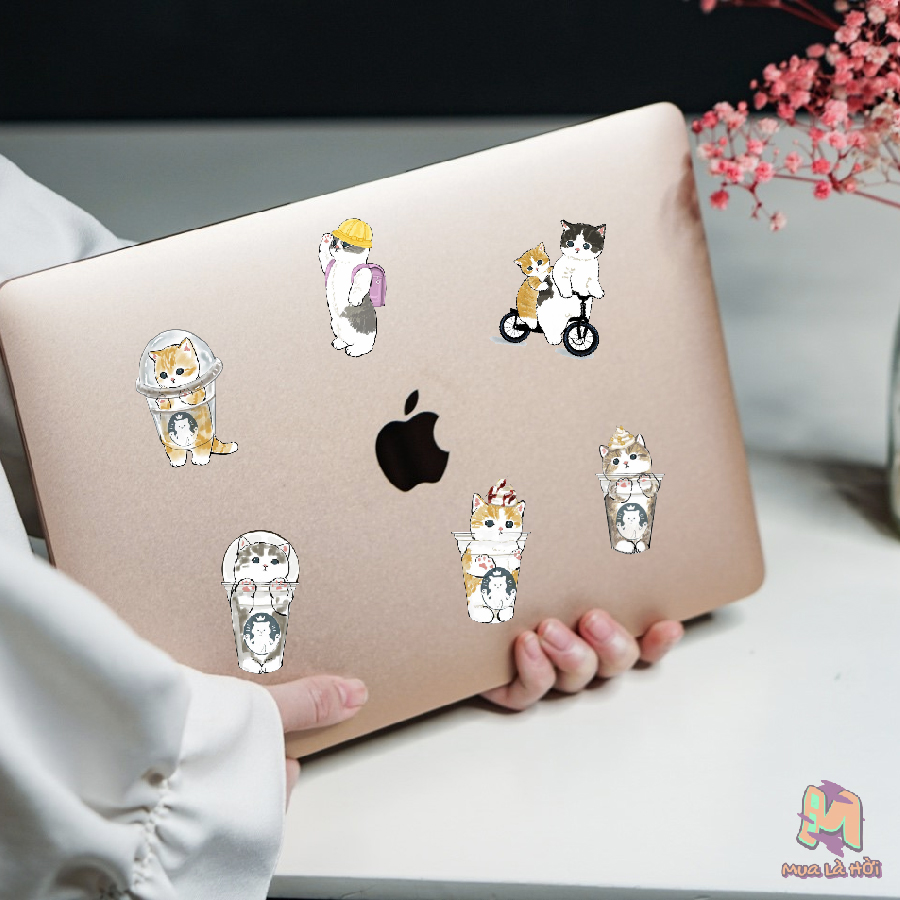 Miếng dán Stickers In Hình Mèo 02