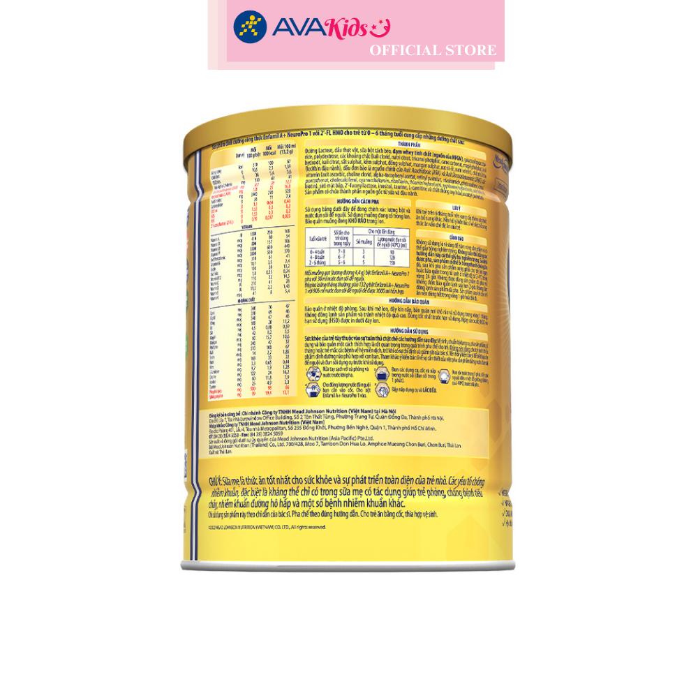 Sữa bột Enfamil A+ Neuropro số 1 400g (0 - 6 tháng) - Hàng chính hãng