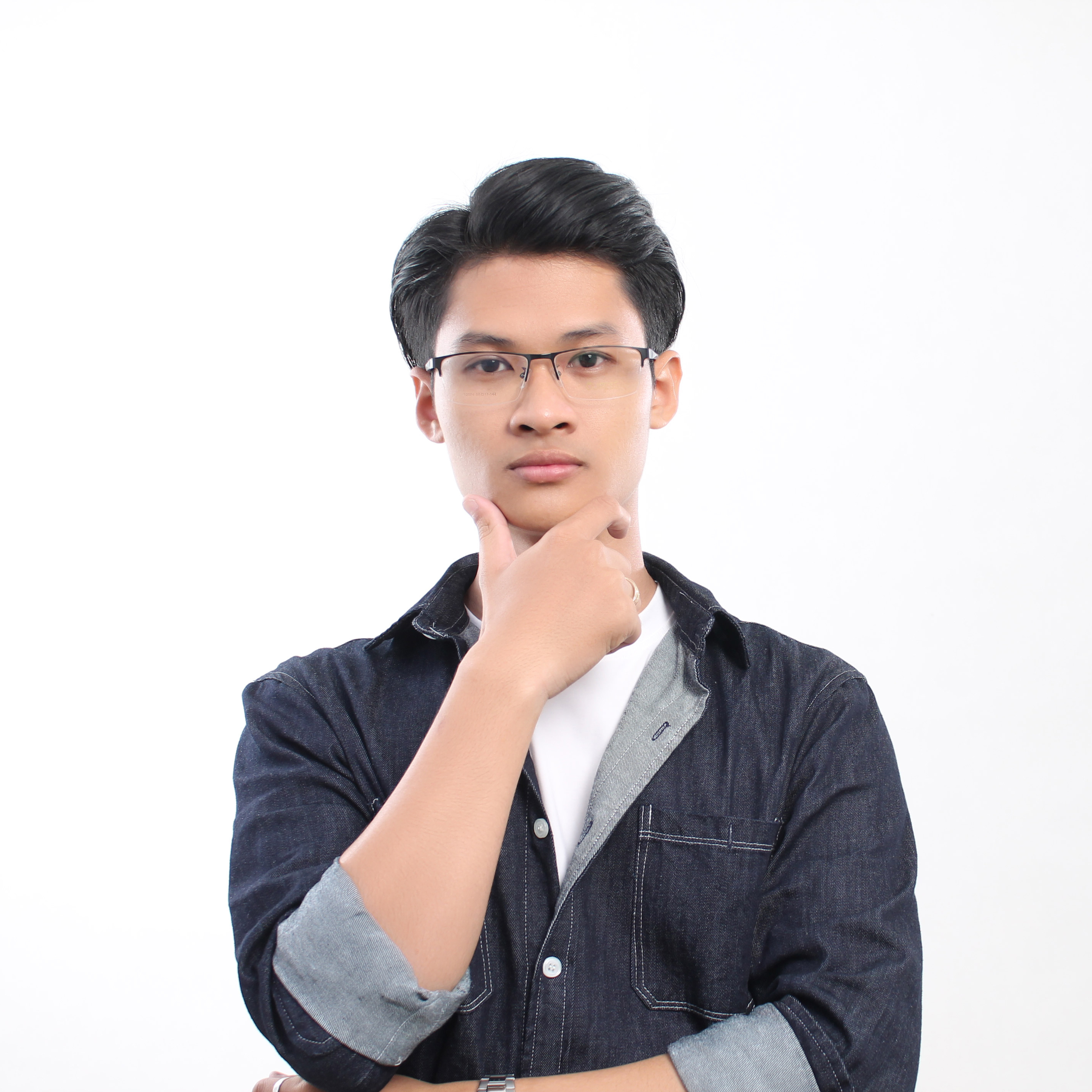 Gọng kính cận 12074 hợp kim cước OURESS thời trang nam nữ siêu nhẹ siêu bền