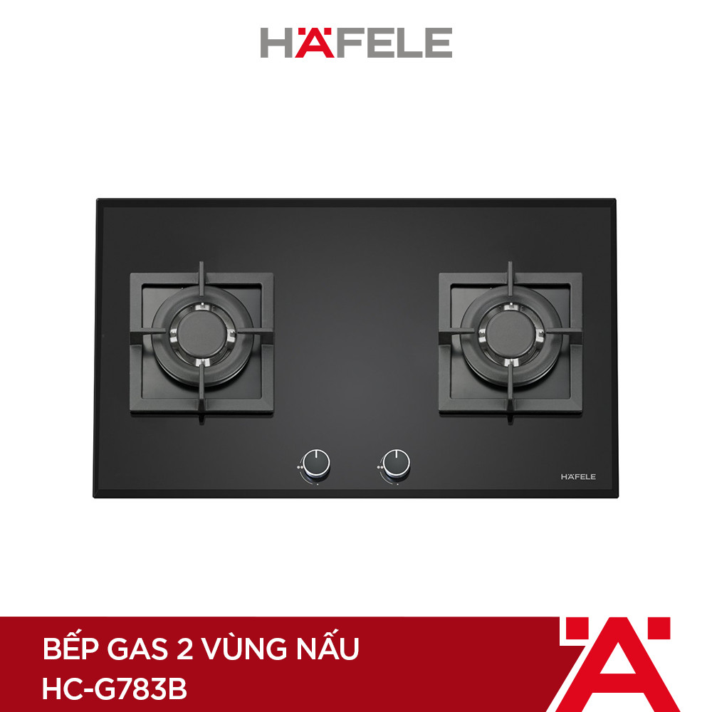 Bếp Gas 2 Vùng Nấu Hafele HC-G783B - 533.02.849 (Hàng chính hãng)