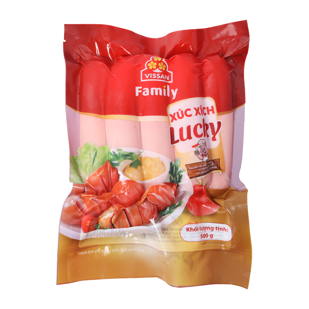 Xúc Xích Lucky Vissan 500G