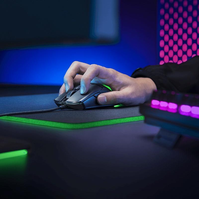 Chuột chơi game Razer Viper Mini Gaming Mouse siêu nhẹ 8500 DPI có dây và đèn RGB 6 nút bấm màu đen