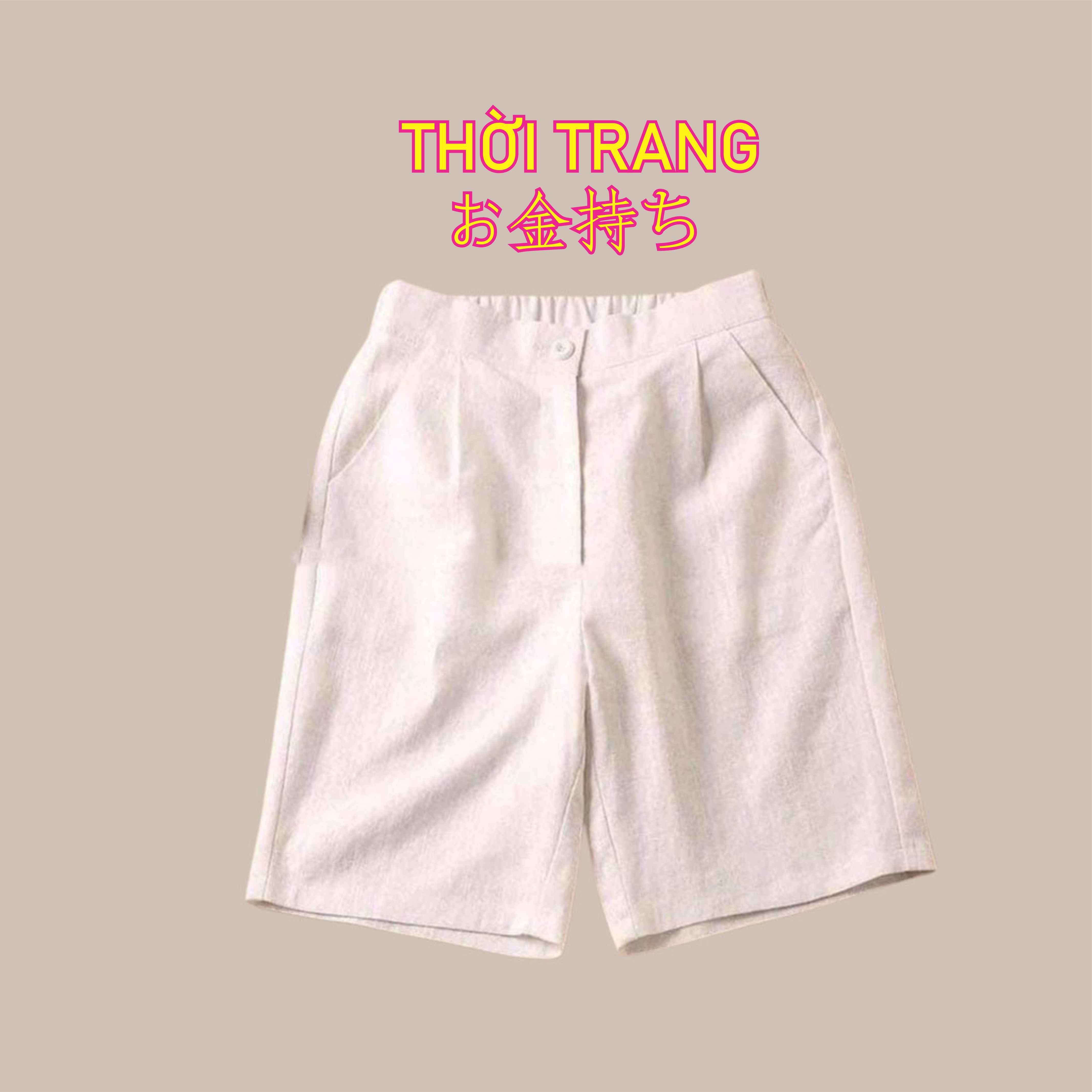 Quần đùi đũi siêu xinh, quần short đũi nữ 622