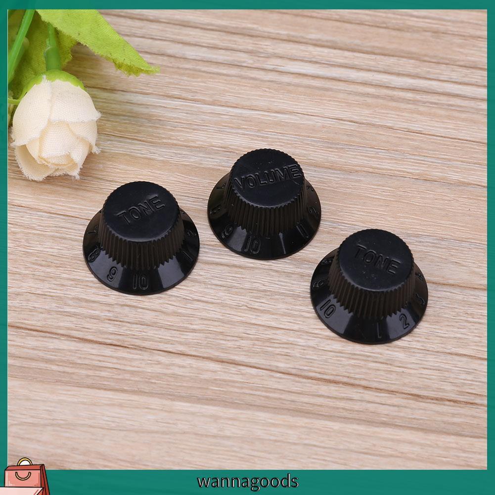 Set 3 Nắp Vặn Điều Chỉnh Âm Lượng Đàn Guitar Điện