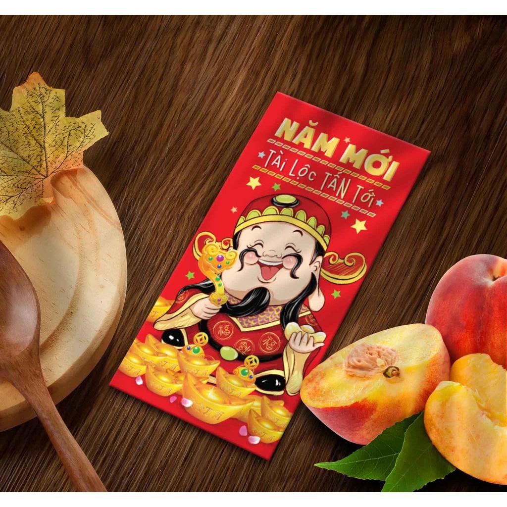 Bộ 100 Lì Xì Tết Thần Tài May Mắn