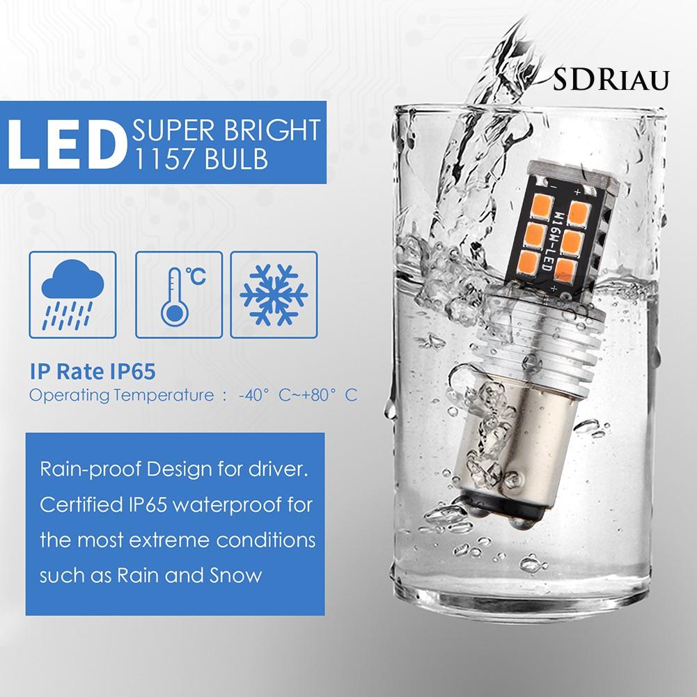 Bộ 2 Bóng Đèn Led 1157-15smd Siêu Sáng Cho Xe Hơi