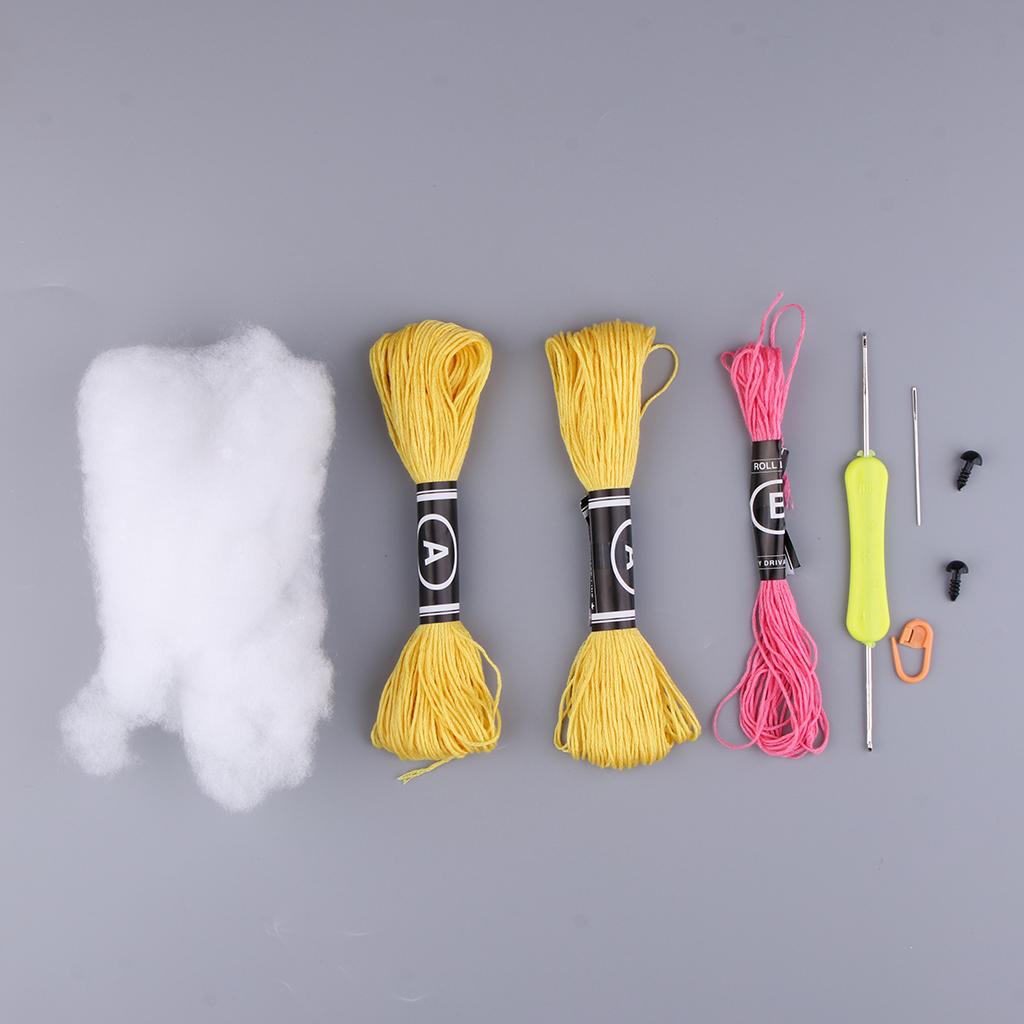DIY Vịt Vàng Móc Bộ Bộ Đan Mẫu Và Vật Liệu Trẻ Em Quà Tặng