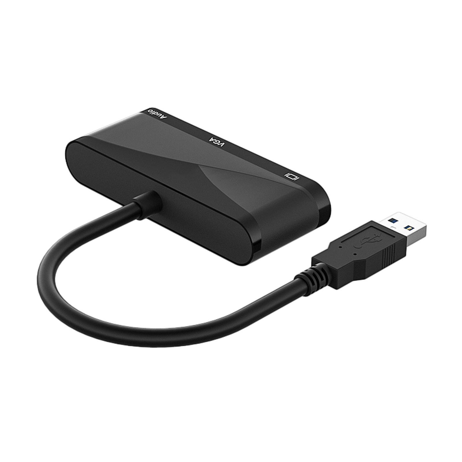 USB 3.0 to  VGA Adapter with Audio Output 1080P for Laptop PC