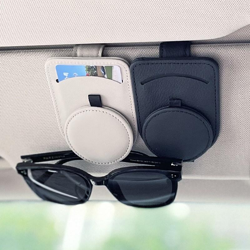 Túi Da Đựng Mắt Kính Đa Năng Gắn Xe Hơi Tiện Dụng