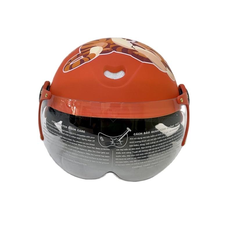 Mũ Bảo Hiểm Trẻ Em CHITA HELMETS CT25(K) Tem Little Tiger Dễ Thương Cho Bé