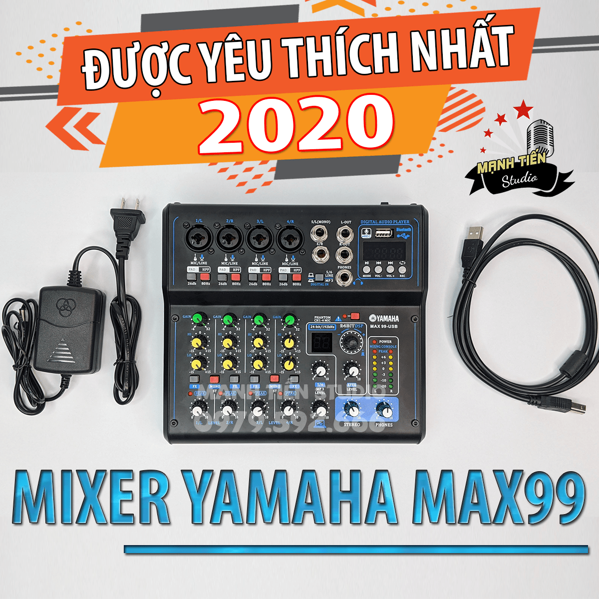 Combo thu âm, livestream Micro Max 87-Pro-II 2022, Mixer Max 99 - Kèm full phụ kiện kẹp micro, màng lọc, tai nghe, dây canon, dây livestream, giá đỡ ĐT - Hỗ trợ thu âm, karaoke online chuyên nghiệp - Hàng nhập khẩu