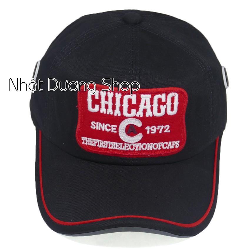 Nón kết Chicago sò to - Chất liệu Kaki cao cấp oát mềm, tạo cảm giác thoải mái khi đội và tự tin khi khoe cá tính