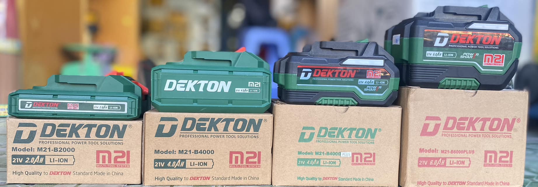 Pin Dekton M21-B4000 PIN 10 CELL - 4.0 AH