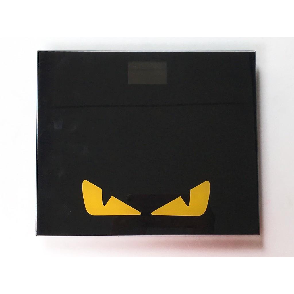 Cân điện tử cân người  max 180kg mẫu đen 2 mắt vàng