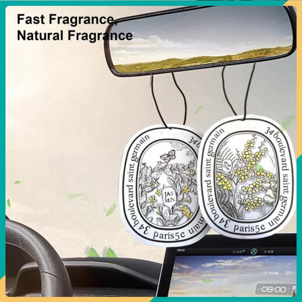 Combo 5 Lá Thơm nước hoa Pháp LUXURY BOULEVARD Khử mùi xe Thơm Phòng ️ FREESHIP ️