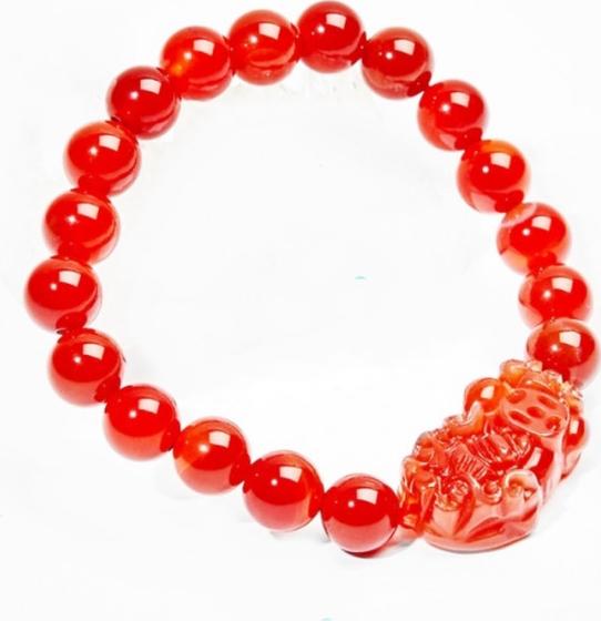 Vòng Tay Tỳ Hưu Đá Chalcedony S8