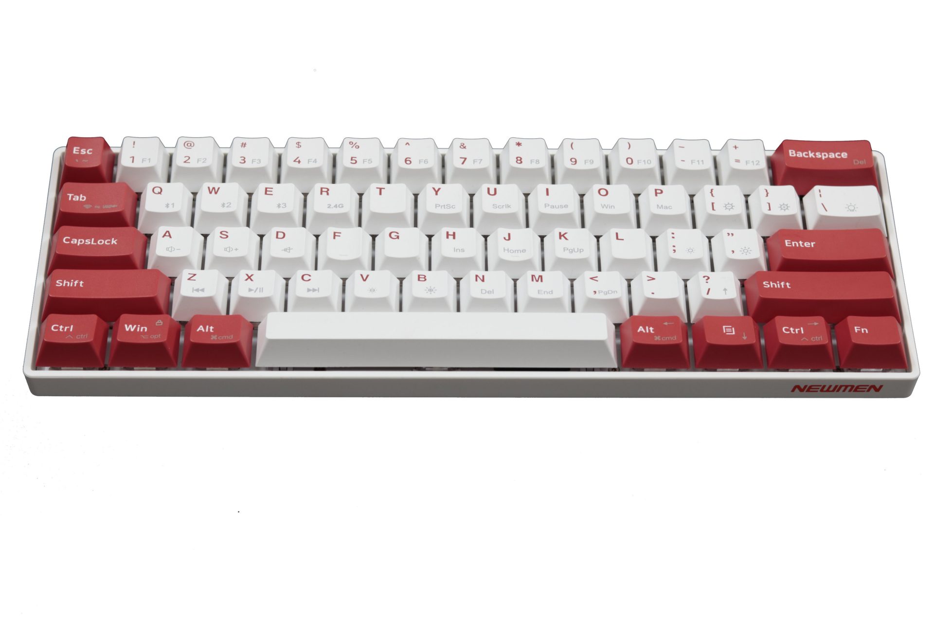 Bàn Phím Cơ Không Dây Dual Mode Newmen GM610Dy MX Hotswap Keycap PBT - Hàng Chính Hãng