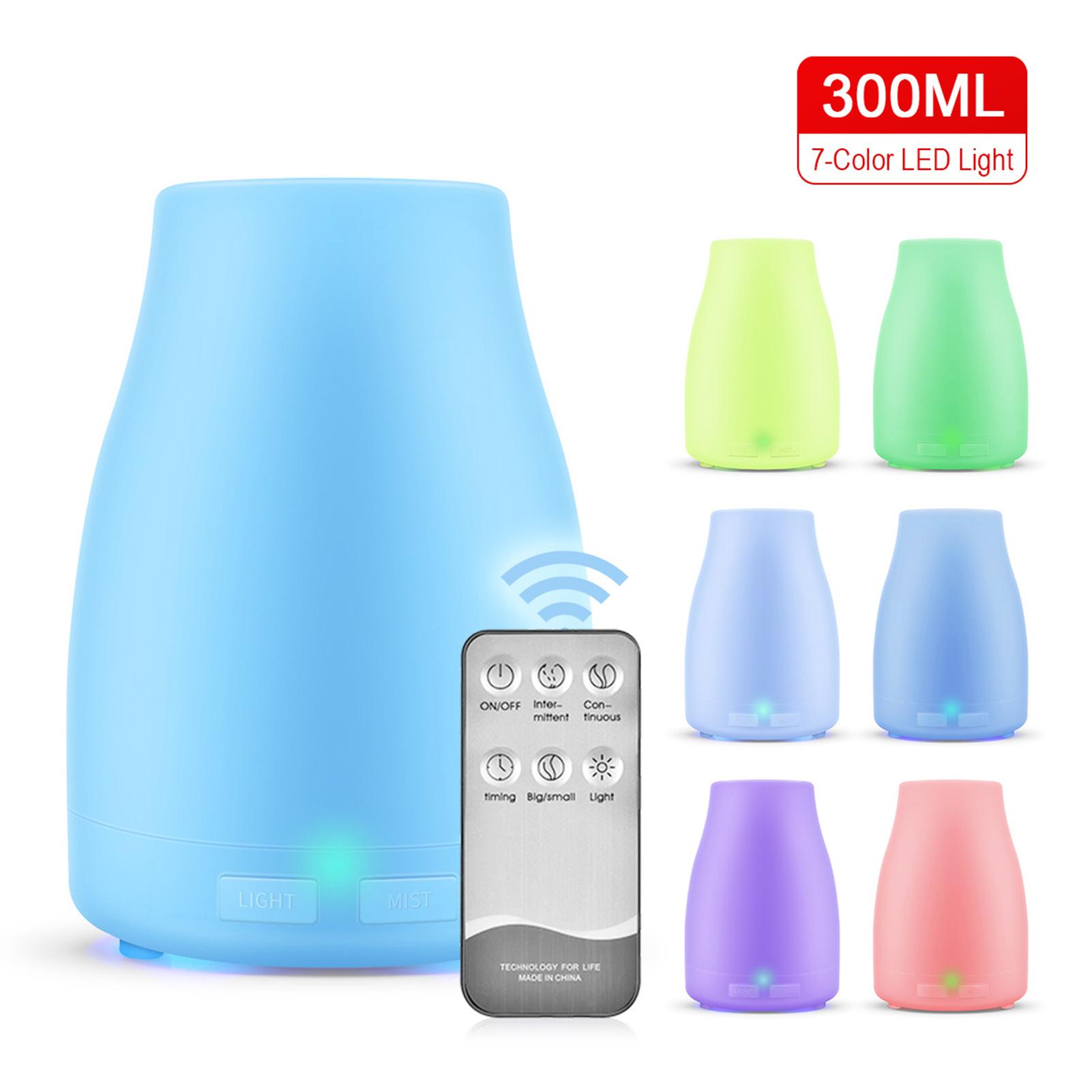 Máy phun Sương tinh dầu tạo độ ẩm 300ml ó remote điều chỉnh