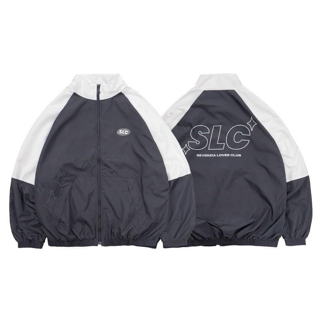 Áo Khoác Dù In Chữ SLC Sevenzia 2 Lớp Unsiex Nam Nữ Form Rộng Chống Nắng Cực Tốt Giá Rẻ