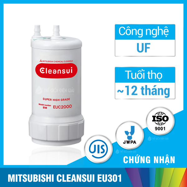 Máy lọc nước ion kiềm Mitsubishi Cleansui EU301 - Hàng chính hãng 