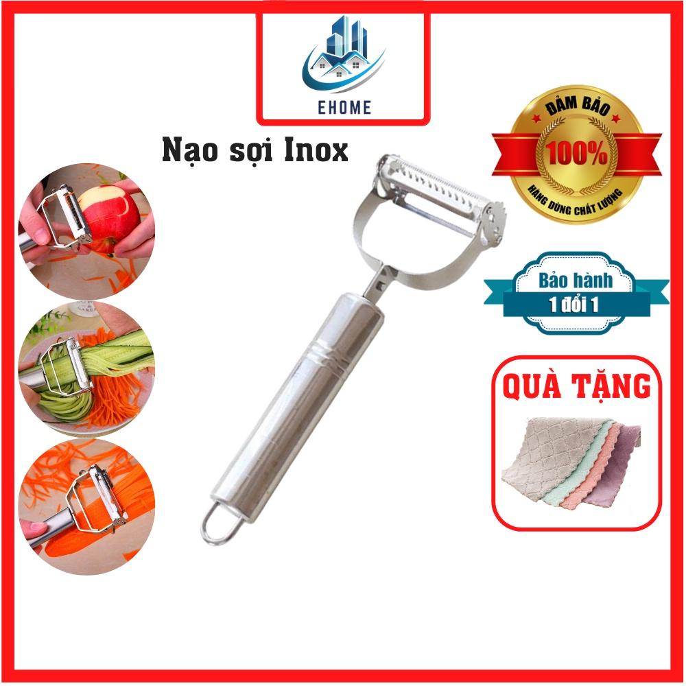 Nạo sợi Inox đa năng 3 in 1 nạo dừa, rau củ quả thông minh