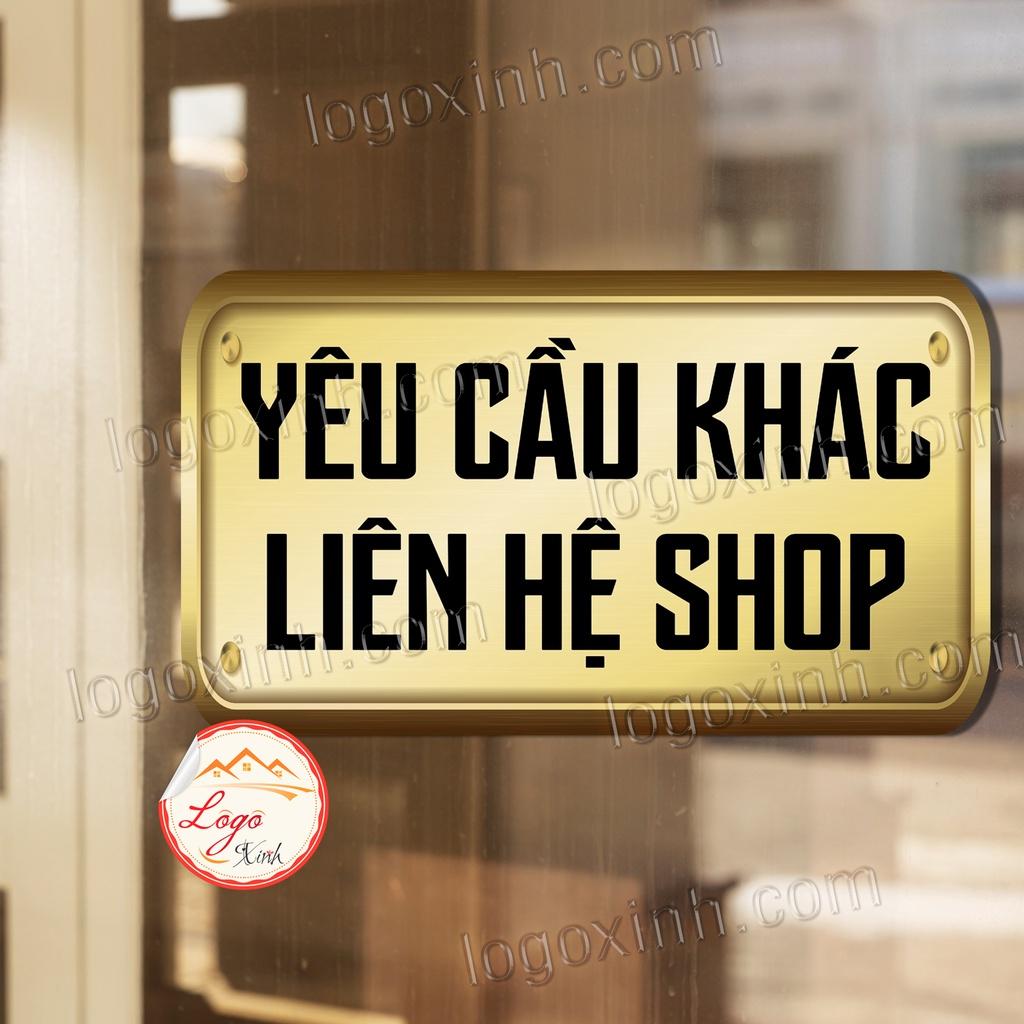 Decal Bảng Hiệu Chuyên Dụng Cho Quầy Quán, Tiệm Barber, Nail, Nối Mi, Hair Salon... - Chống Nước 100%, Nhiều Ngành Nghề