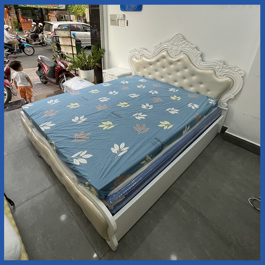 Bộ Ga Ra Gối 3 Món Cotton Hàn Quốc Ga Giường Cotton Cao Cấp