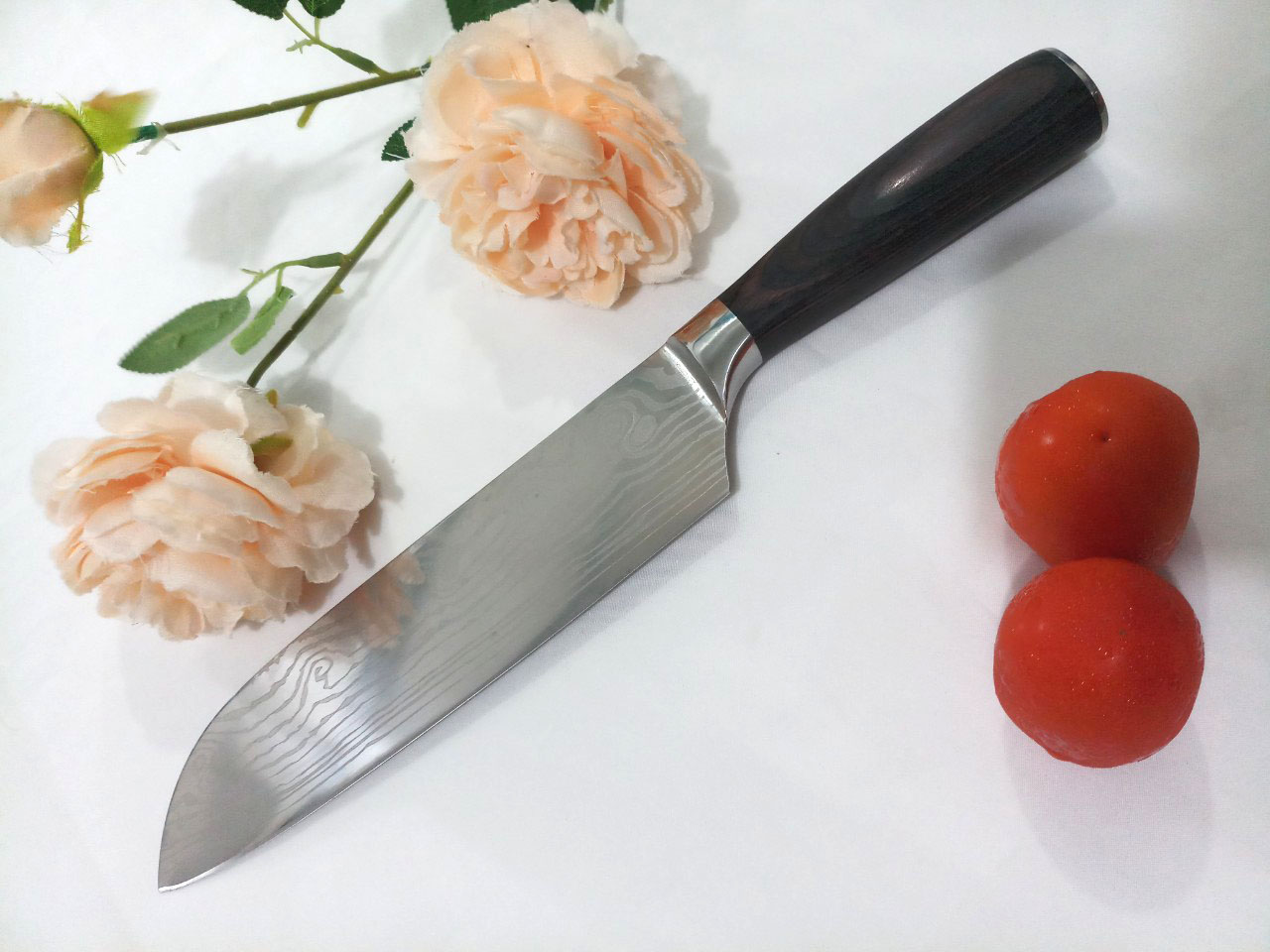 DAO BẾP SANTOKU -DAO THÁI, GỌT HOA QUẢ MÃ ADT116