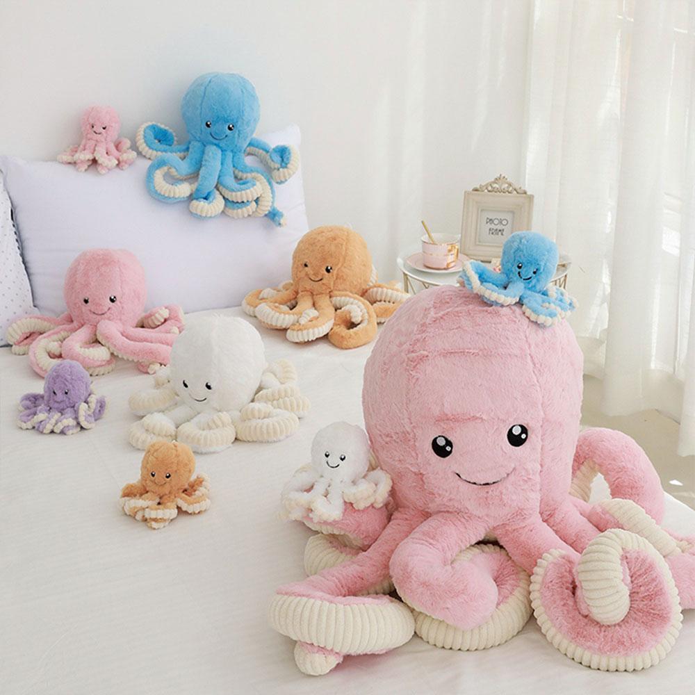 Mới Bạch Tuộc Bé Trang Trí Phòng Búp Bê Đạo Cụ Chụp Ảnh Hoạt Hình Hình Trang Trí Phòng Bé Gối Đệm Trẻ Em Quà Tặng