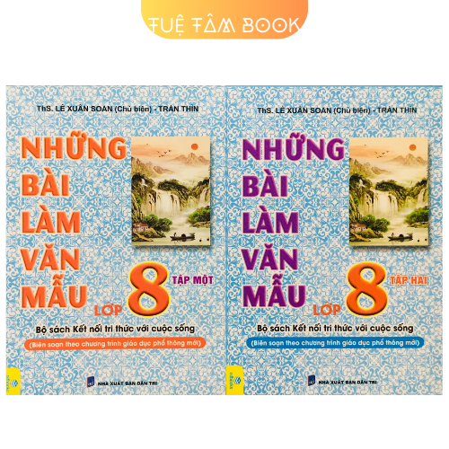 Sách - Những bài làm văn mẫu lớp 8 (Kết nối tri thức với cuộc sống)