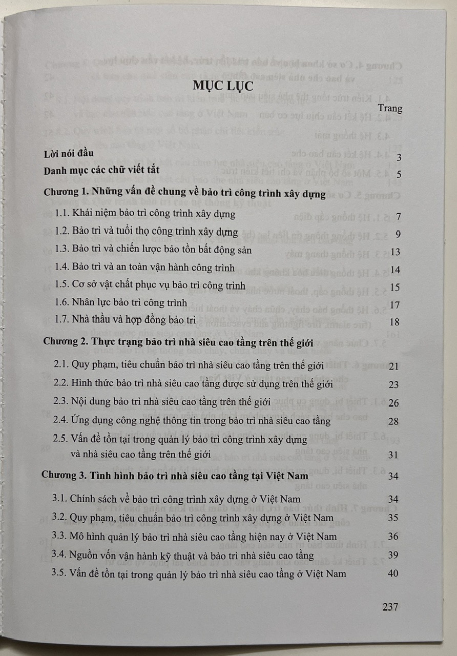 Sách - Bảo Trì Nhà Siêu Cao Tầng Ở Việt Nam