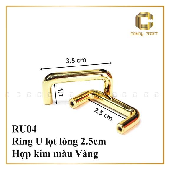 Khoen chữ U 1cm - 2cm - 2.5cm