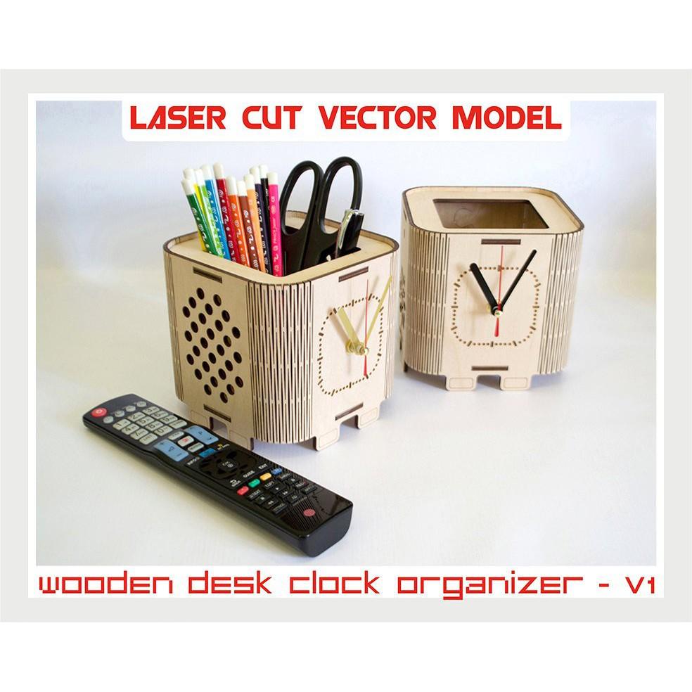 Hộp để viết có gắn đồng hồ