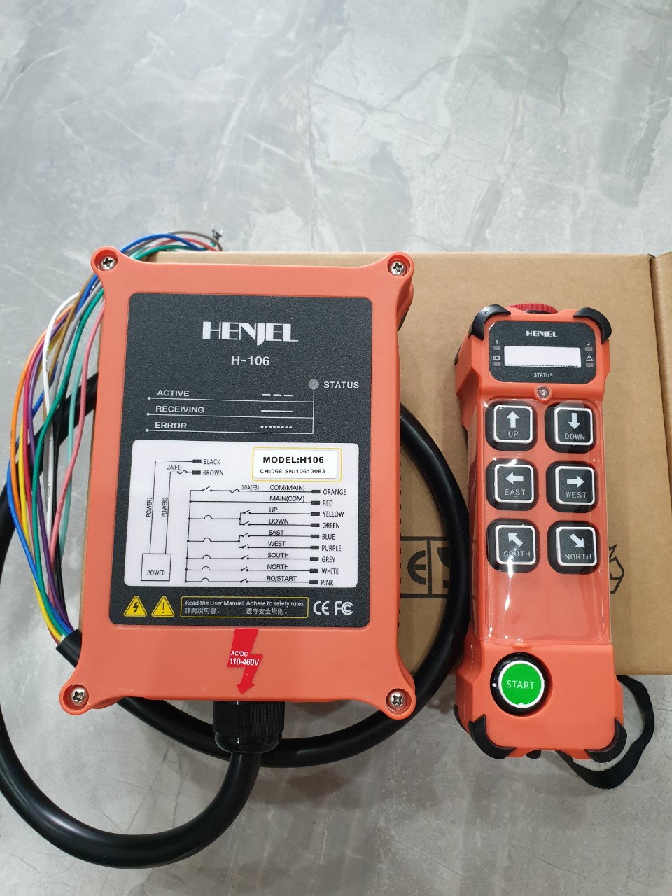 Điều khiển cẩu trục từ xa Henjel H106