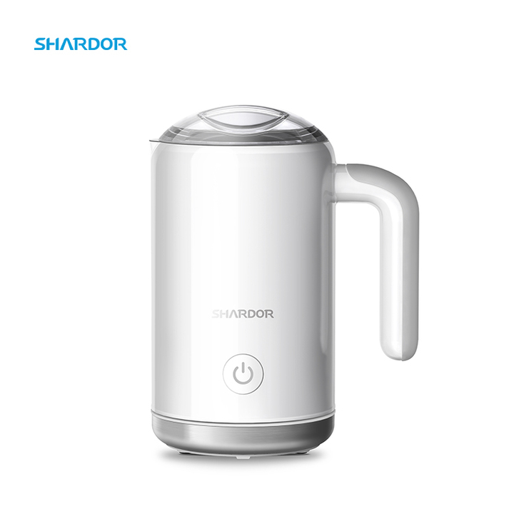 Máy đánh sữa tạo bọt cao cấp thương hiệu Shardor MF616W - Dung tích: 350ml - Công suất: 500W - Chất liệu: Inox 304 và nhựa ABS - HÀNG NHẬP KHẨU