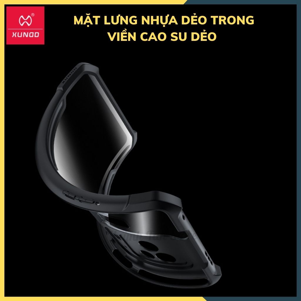 Ốp lưng chống sốc XUNDD cho black shark 5 pro bảo vệ camera - hàng nhập khẩu