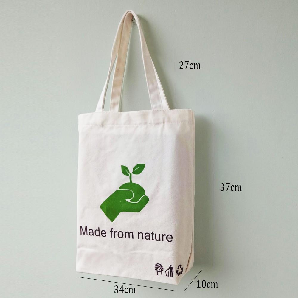 TÚI CANVAS TOTE MADE FROM NATURE - MAIHOME VB-MH005