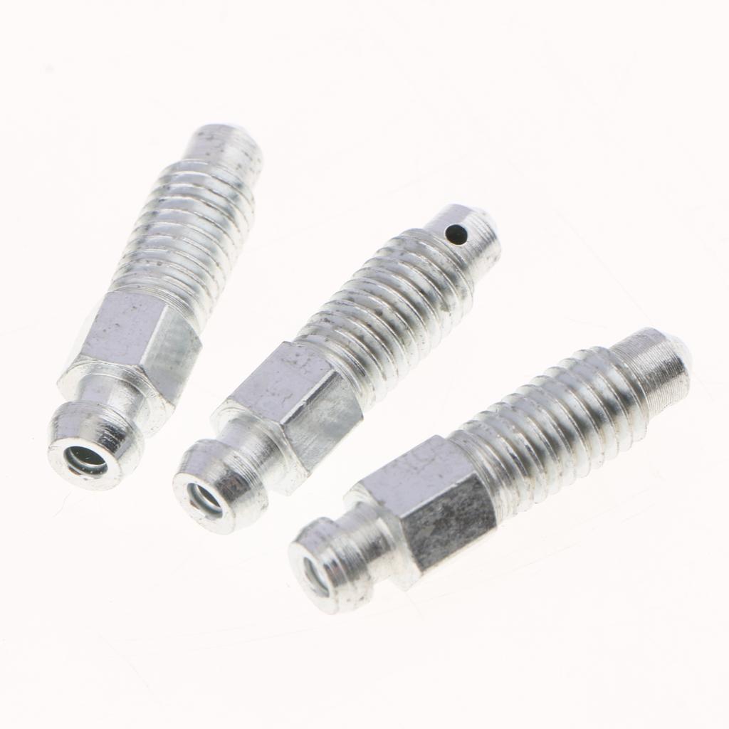 3x10 Pieces M8*1.25 Car Front Rear Brake Caliper Bleeder Screws 32mm