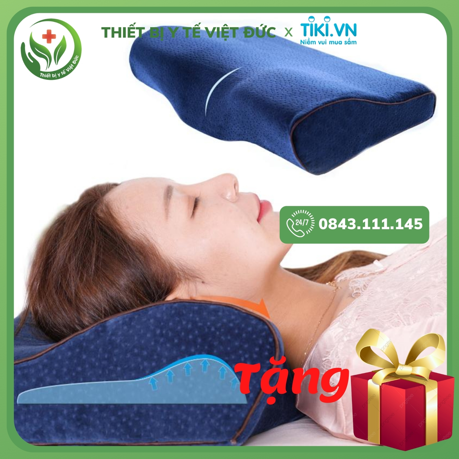 Gối Ngủ Cao Su Non Cao Cấp Nhật Bản Gokumin - Hỗ Trợ Chống Ngủ Ngáy, Giảm Đau Mỏi Cổ, Đau Mỏi Vai Gáy