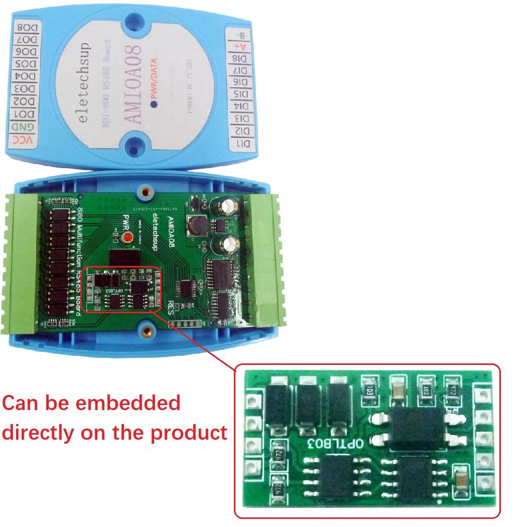 Cho Arduino Cho UNO MEGA MCU PLC Cao Cấp Công Nghiệp RS485 để TTL232 RXD TXD R/D Bị Cô Lập Truyền Thông Bảo Vệ Chống Sét Mô Đun