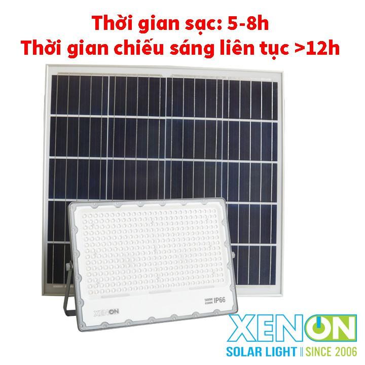 Đèn pha năng lượng mặt trời 500w cao cấp dây dài 1m DL05