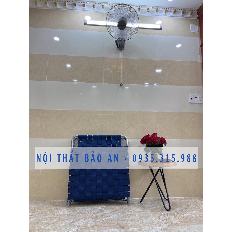 Giường xếp vải dù khung sắt cỡ lớn GX03